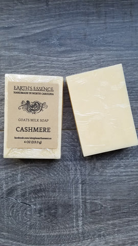 Cashmere 4 oz Goats Milk Soap