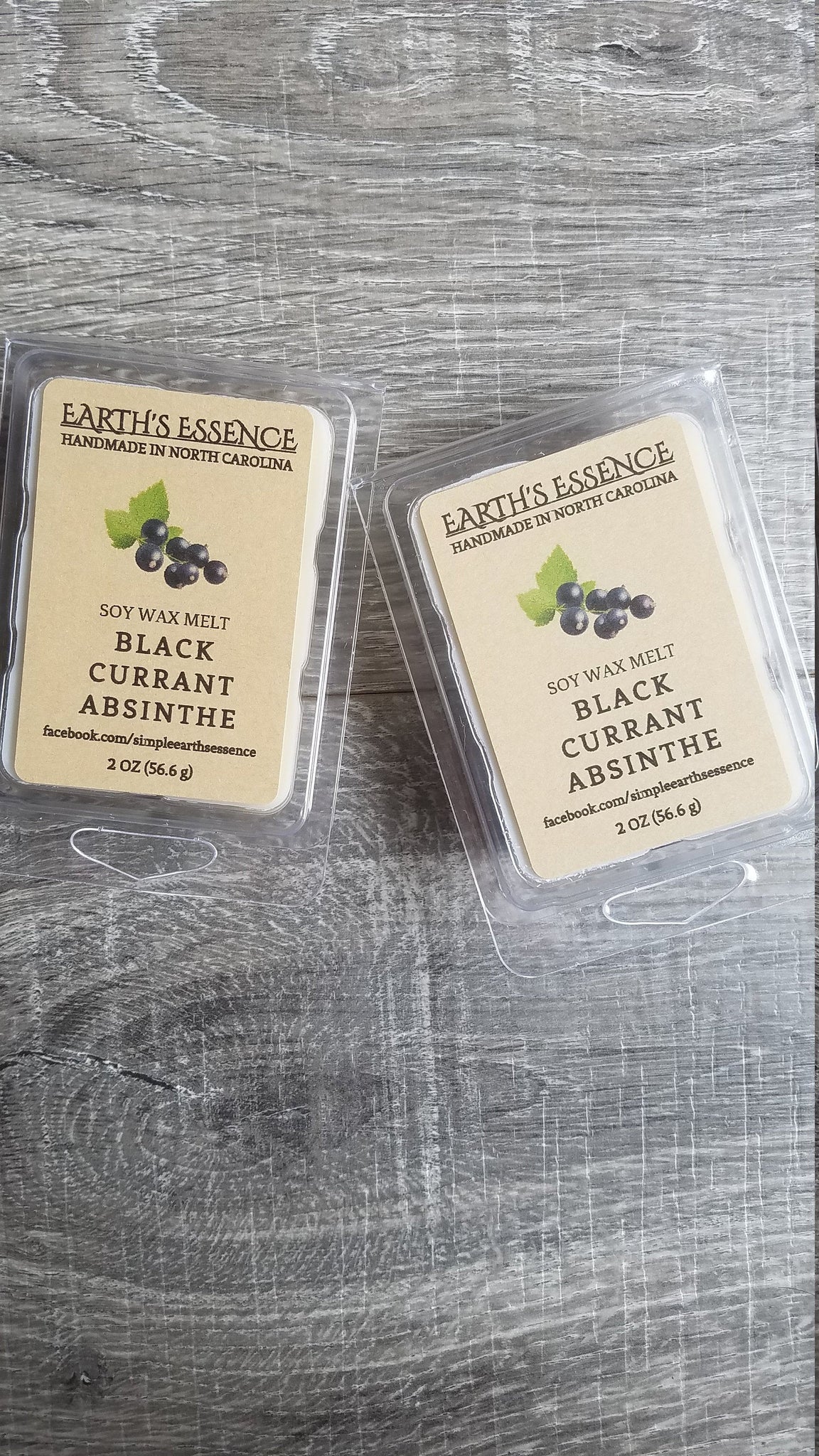 Black Currant Absinthe 2 oz Soy Wax Melts