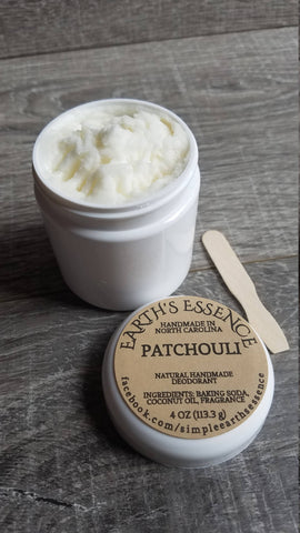 Patchouli 4 oz Natural Deodorant