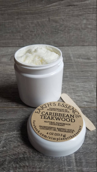 Caribbean Teakwood 4 oz Deodorant