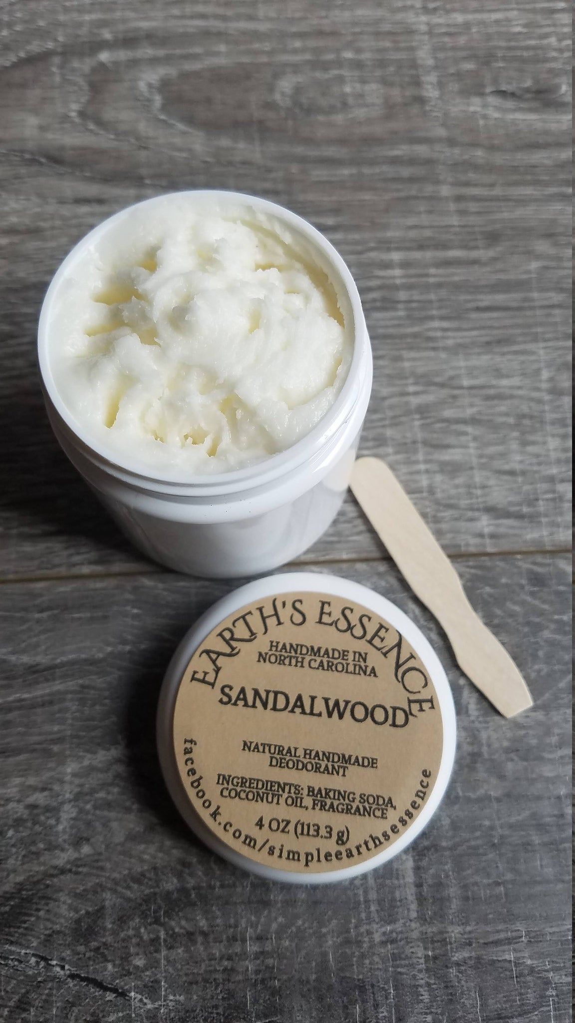 Sandalwood 4 oz Deodorant