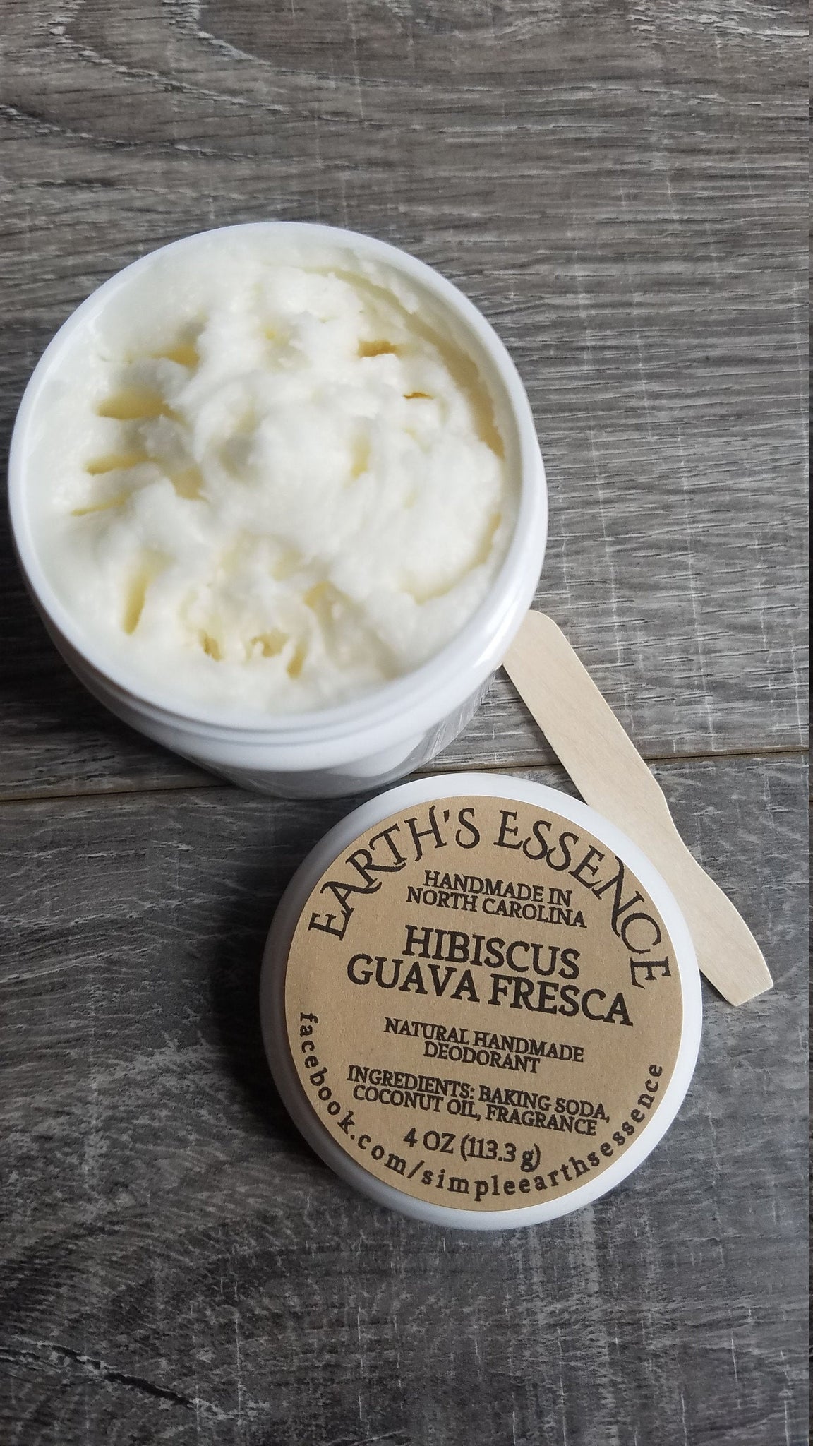 Hibiscus Guava Fresca 4 oz Deodorant