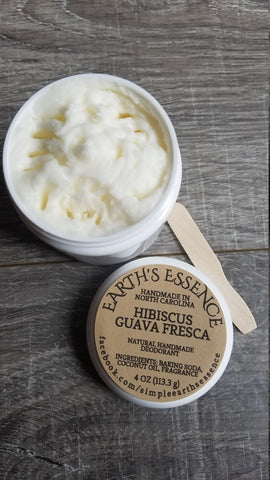 Hibiscus Guava Fresca 4 oz Deodorant