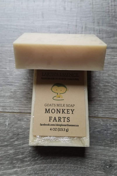 Monkey Farts 4 oz Goats Milk Soap