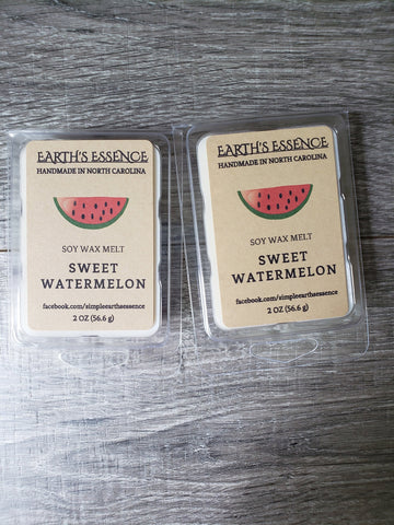 Sweet Watermelon 2 oz Soy Wax Melt