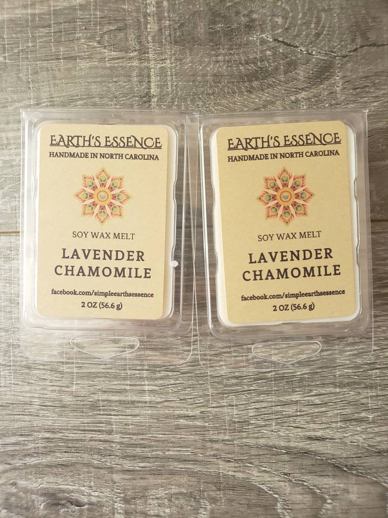 Lavender Chamomile 2 oz Soy Wax Melt