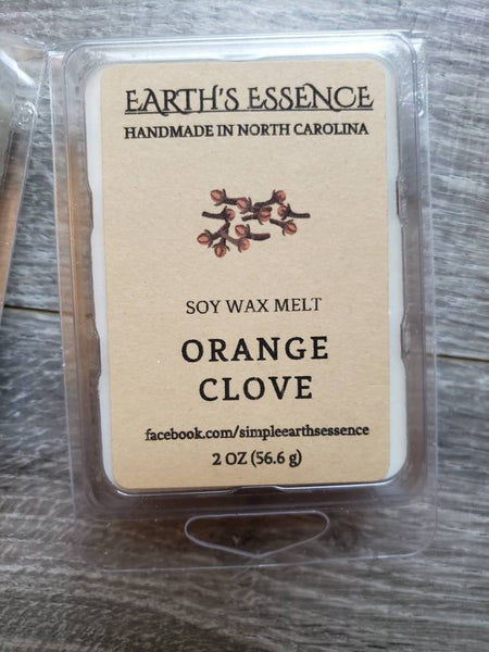 Orange Clove 2 oz Soy Wax Melt