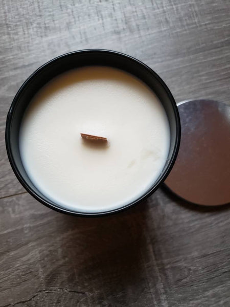 Watermelon 9 OZ Soy Candle, Handmade Soy Candle, Wooden Wick, Summer Scented Candle, Highly Scented Candle, Wooden Wick Soy Candle