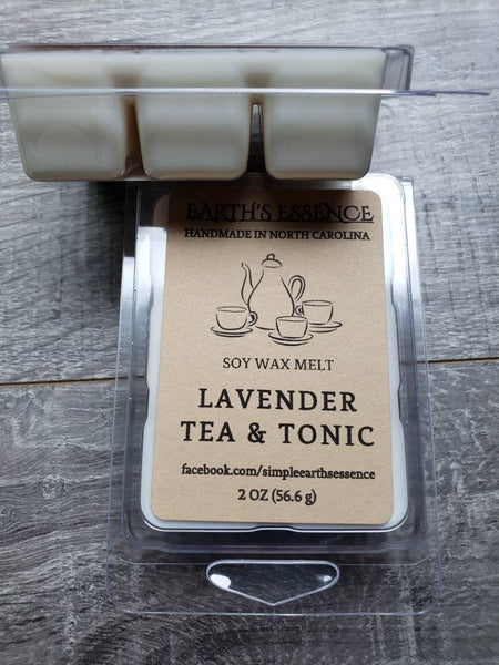 Lavender Tea & Tonic 2 oz Soy Wax Melt