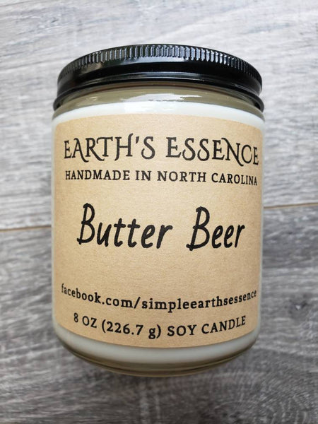 Butter Beer 8 oz Soy Candle