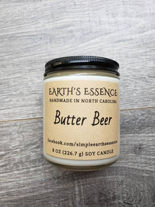 Butter Beer 8 oz Soy Candle