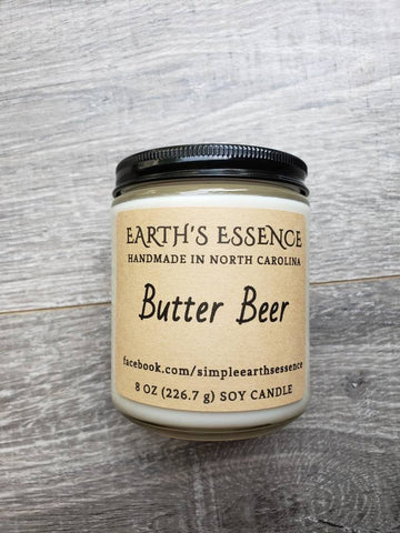 Butter Beer 8 oz Soy Candle