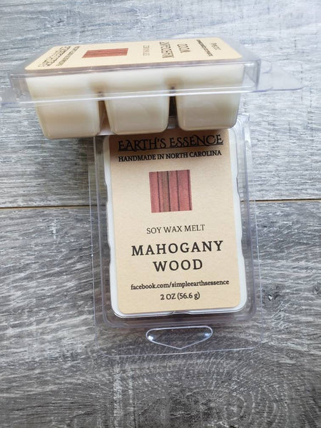 Mahogany Wood 2 oz Soy Wax Melt
