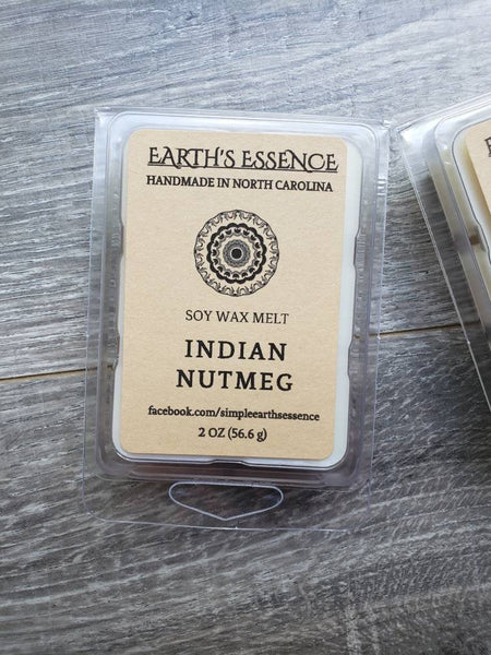 Indian Nutmeg 2 oz Soy Wax Melt