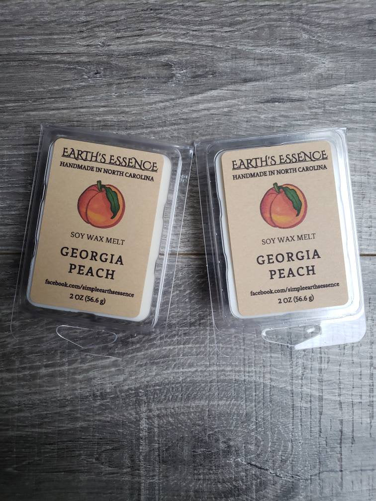 Georgia Peach 2 oz Soy Wax Melt