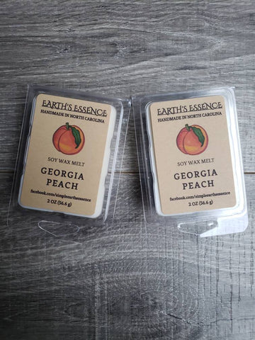 Georgia Peach 2 oz Soy Wax Melt
