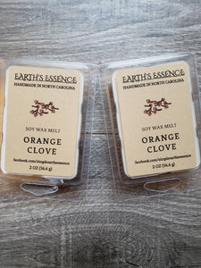 Orange Clove 2 oz Soy Wax Melt