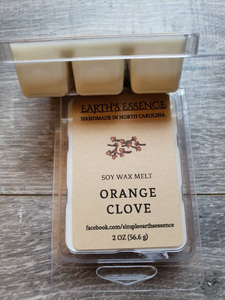 Orange Clove 2 oz Soy Wax Melt
