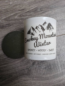 Smokey Mountain Winter Wood Wick 9 OZ Soy Candle