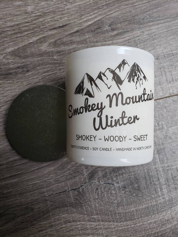 Smokey Mountain Winter Wood Wick 9 OZ Soy Candle