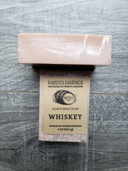 Whiskey 4 oz Goats Milk Soap, Handmade Goats Milk Soap, Handmade Soap, Soap for Men