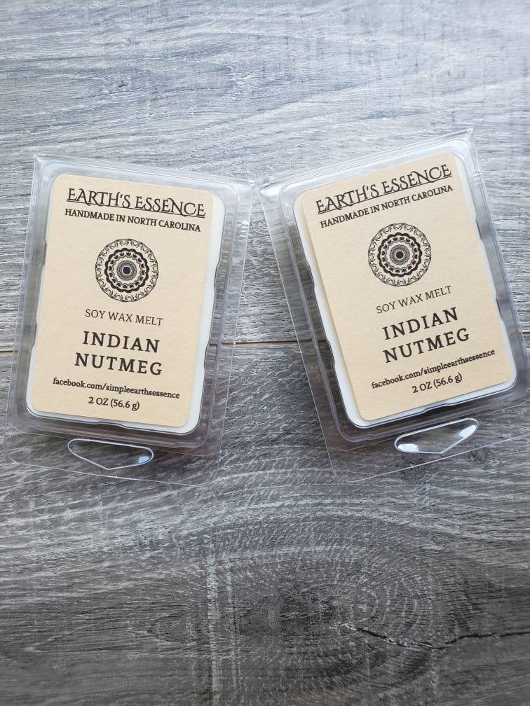 Indian Nutmeg 2 oz Soy Wax Melt