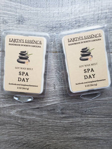 Spa Day 2 oz Soy Wax Melts, Handmade Soy Wax Melts, Wax Warmer Melts, Wax Warmer, Spa Scent, Spa Gift, Spa Scented Wax Melts, Gifts for Her