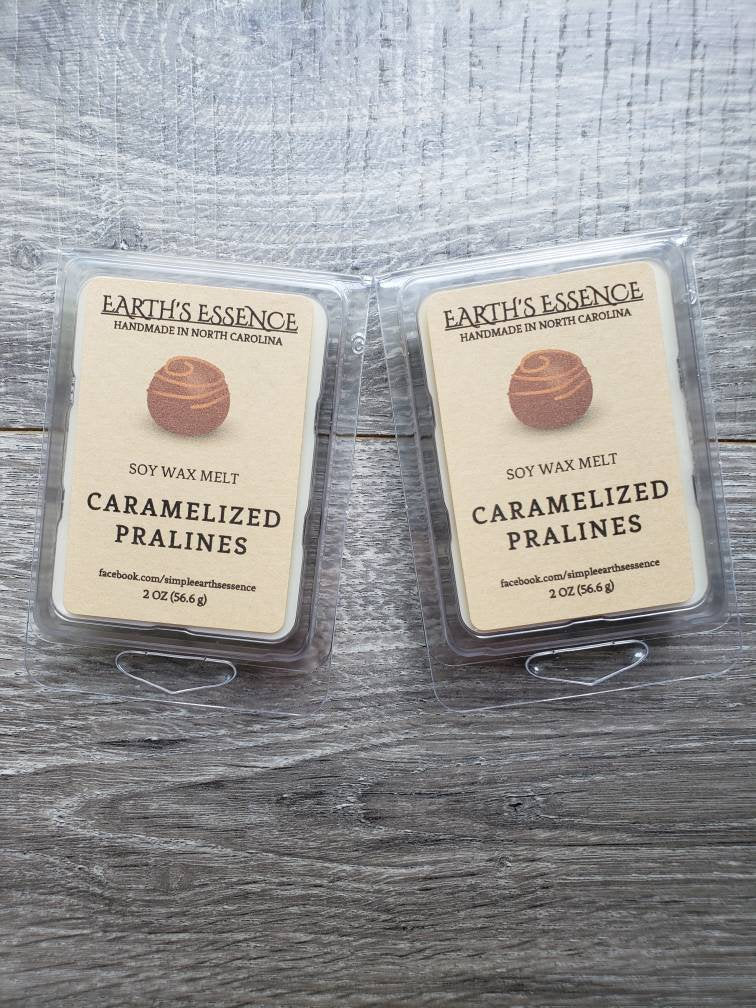Caramelized Pralines 2 oz Soy Wax Melt