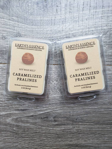Caramelized Pralines 2 oz Soy Wax Melt