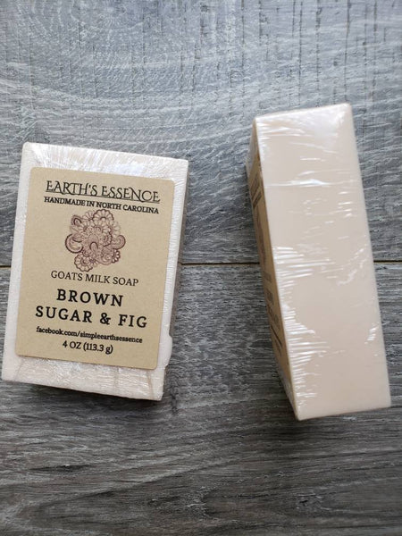 Brown Sugar and Fig 4oz Goats Milk Soap