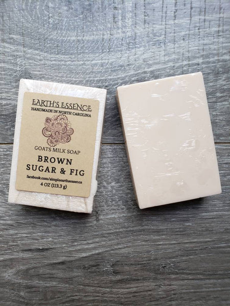 Brown Sugar and Fig 4oz Goats Milk Soap