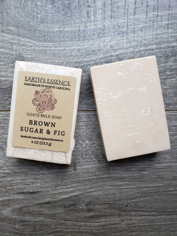 Brown Sugar and Fig 4oz Goats Milk Soap