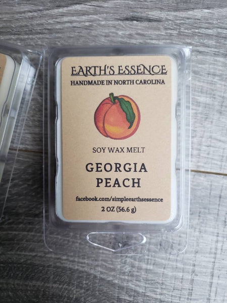 Georgia Peach 2 oz Soy Wax Melt