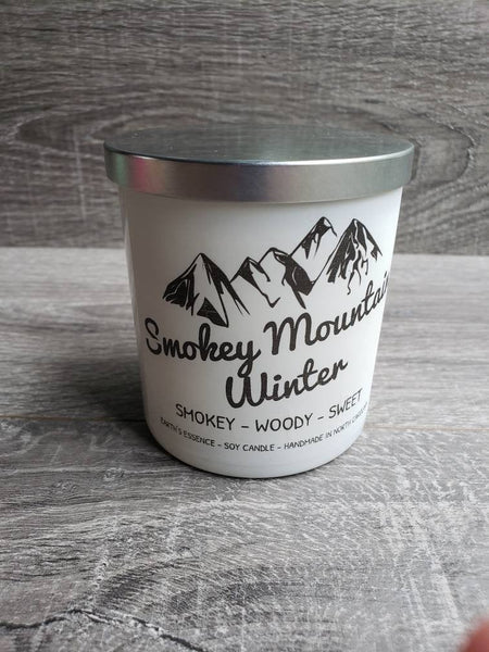 Smokey Mountain Winter Wood Wick 9 OZ Soy Candle