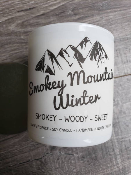 Smokey Mountain Winter Wood Wick 9 OZ Soy Candle
