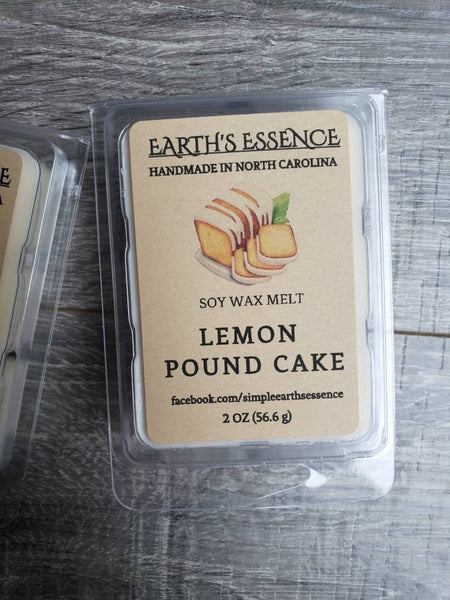 Lemon Pound Cake 2 oz Soy Wax Melt