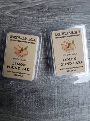 Lemon Pound Cake 2 oz Soy Wax Melt