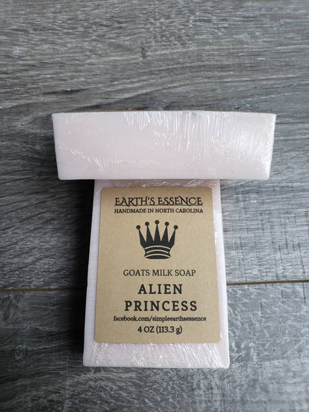 Alien Princess 4 oz Goats Milk Soap