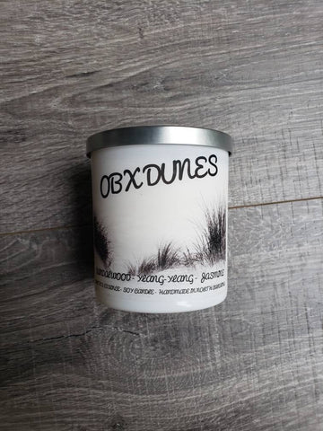 OBX Dunes 9 oz Soy Candle, Handmade Soy Candle, Beach Decor, Beach Candle, Outer Banks, Novelty Gift, OBX, Candles for Places
