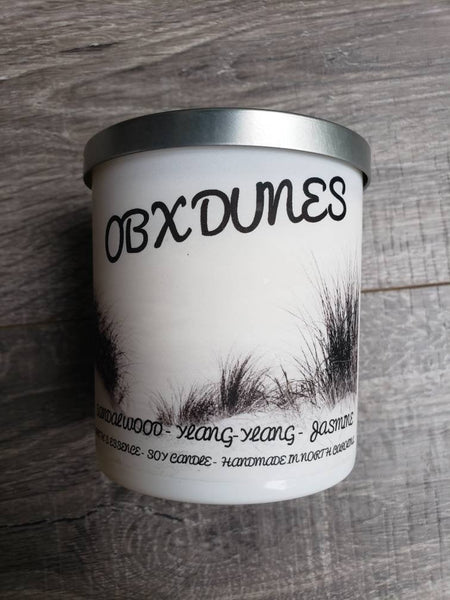 OBX Dunes 9 oz Soy Candle, Handmade Soy Candle, Beach Decor, Beach Candle, Outer Banks, Novelty Gift, OBX, Candles for Places
