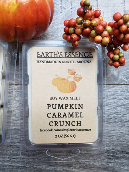 Pumpkin Caramel Crunch 2 OZ Soy Wax Melts