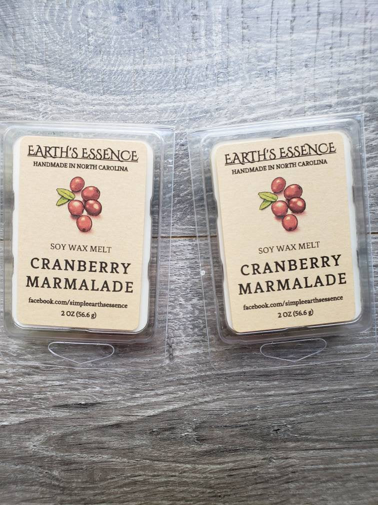 Cranberry Marmalade 2 oz Soy Wax Melts