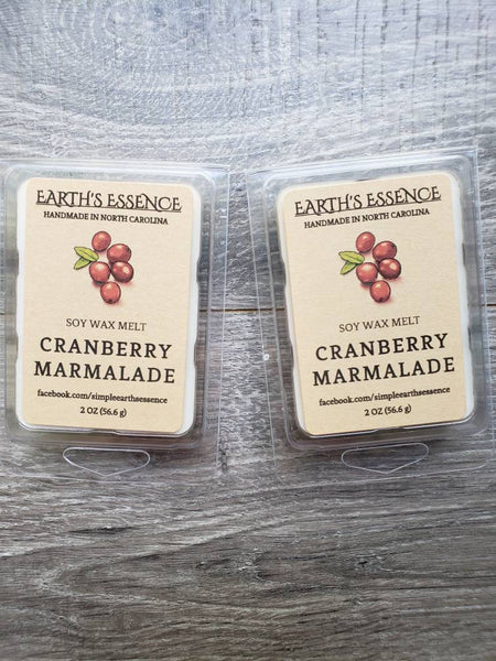 Cranberry Marmalade 2 oz Soy Wax Melts