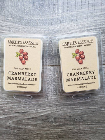 Cranberry Marmalade 2 oz Soy Wax Melts