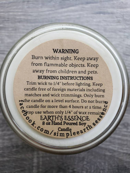 Gun Oil 8 oz Soy Candle