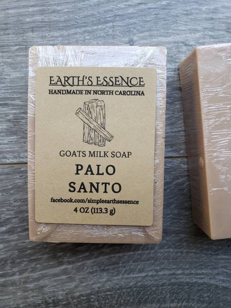Palo Santo 4 oz Goats Milk Soap