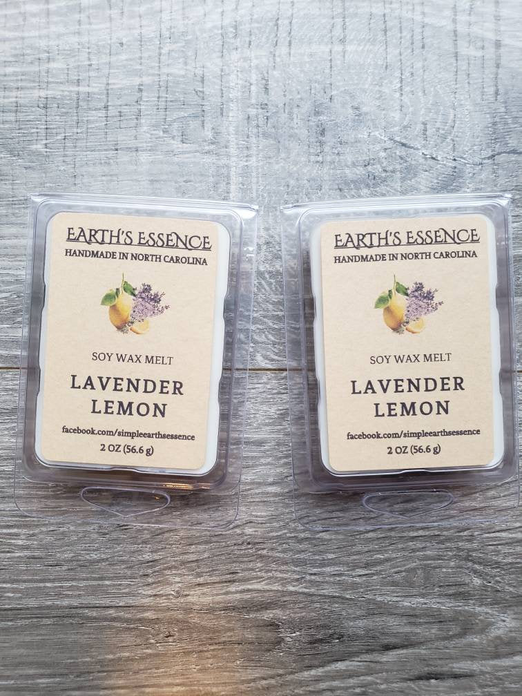 Lavender Lemon 2 oz Soy Wax Melt