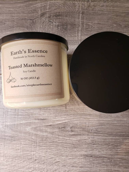 Toasted Marshmellow 16 oz 3-Wick Soy Candle