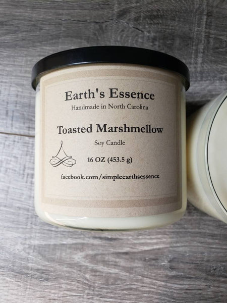 Toasted Marshmellow 16 oz 3-Wick Soy Candle