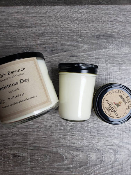 Christmas Day Soy Candle, 3 Sizes